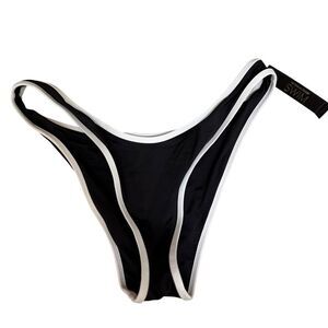 Victoria’s Secret v cut iconic Brazilian bikini bottom black size S NWT
